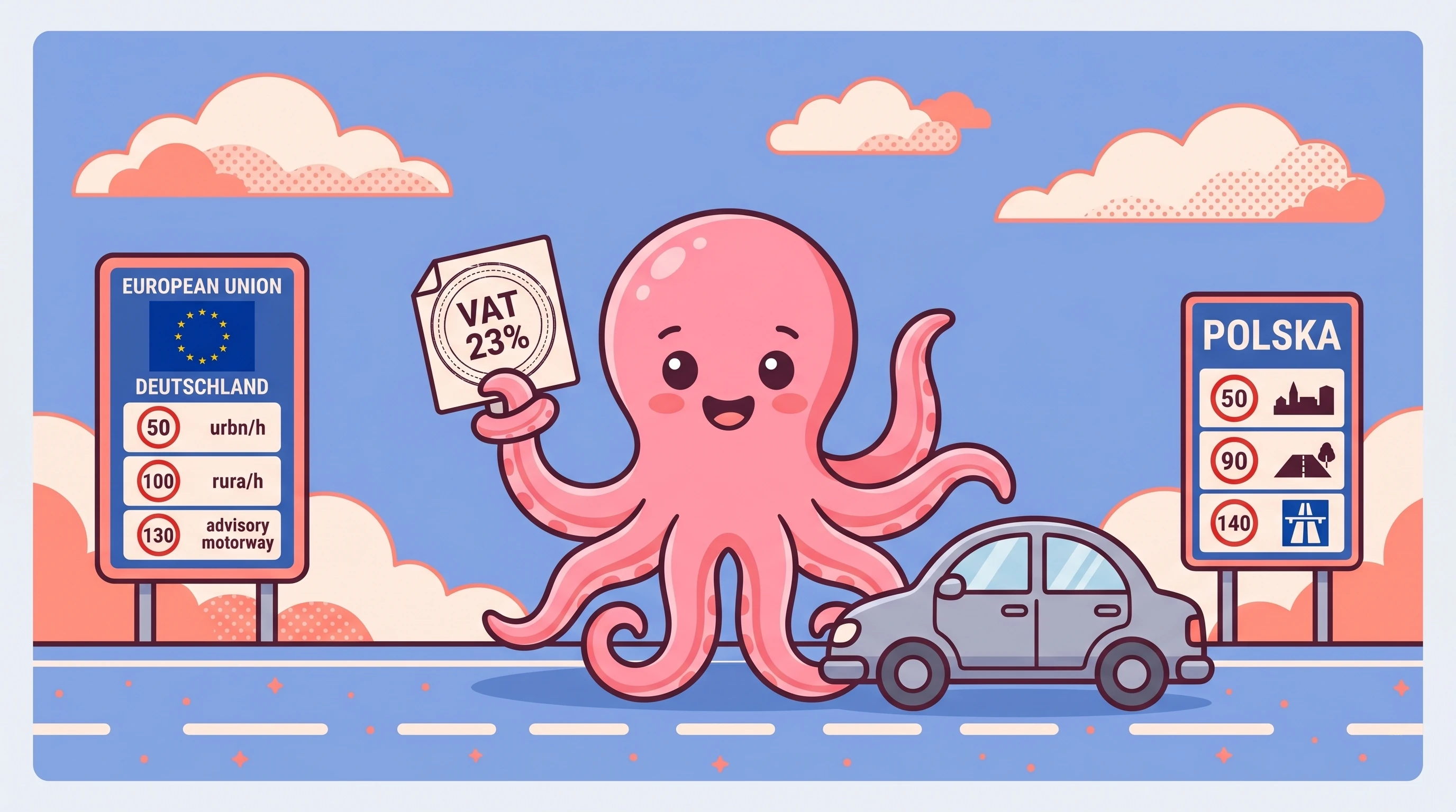 Leasing auta z Niemiec krok po kroku — VAT marża, akcyza, dokumenty (2026)